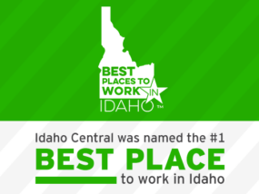 ICCU was named the #1 Best Place to work in Idaho