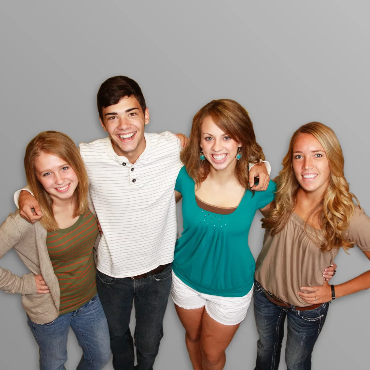 Darian with his fellow interns at Mountain View High School in 2011