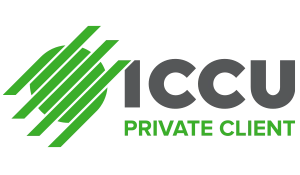 A graphic of the ICCU Private Client logo